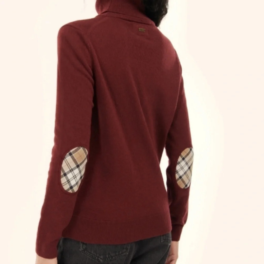 WOMEN’S BARBOUR PENDLE ROLL COLLAR SWEATER, size 14